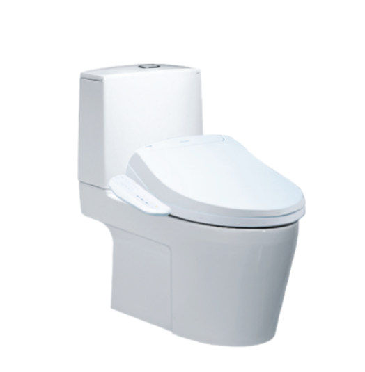 Bàn cầu 2 khối ( không nắp ) + Nắp rửa điện tử TAF400H