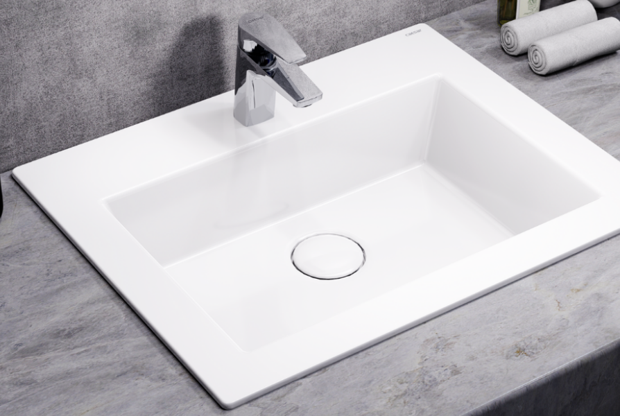 Lavabo Đặt Trên Bàn  ( bao gồm trụ xả nắp sứ ) - LF5017