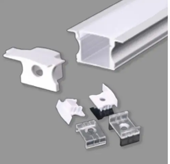 Nẹp nhôm lắp âm dùng LED dây 12mm